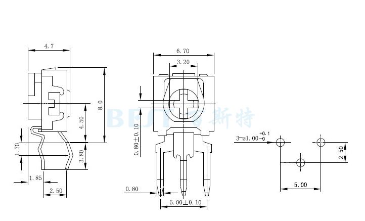 碳膜可調(diào)電阻RM065-H5